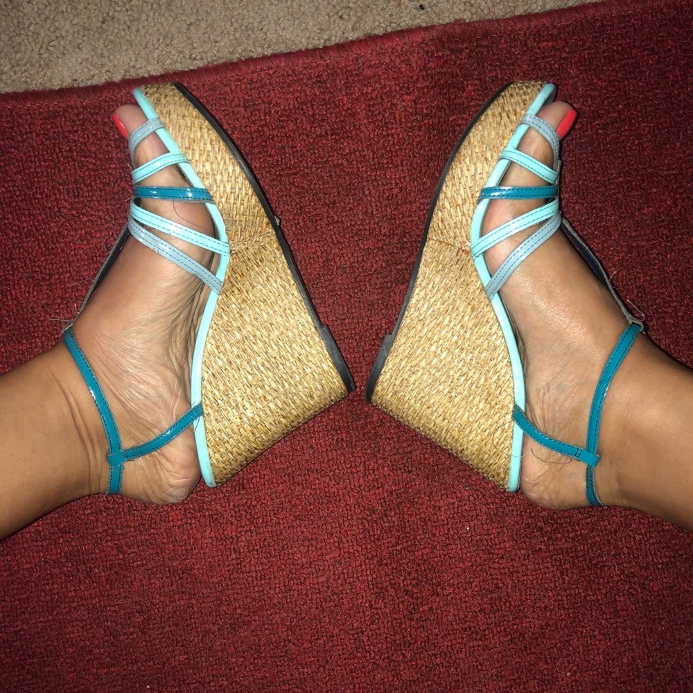Blue Wedges - Picture 2 of 3